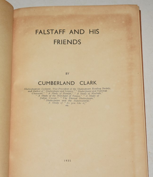 Falstaff And His Friends.