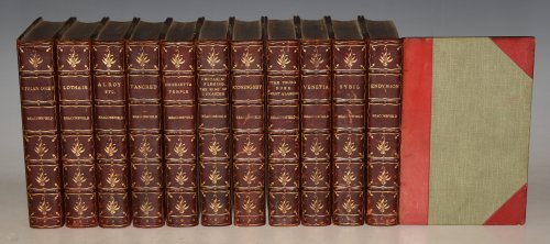 Novels and Tales by the Earl of Beaconsfield With Portrait and Sketch of His Life. Complete in 11 Volumes. Hughenden Edition.