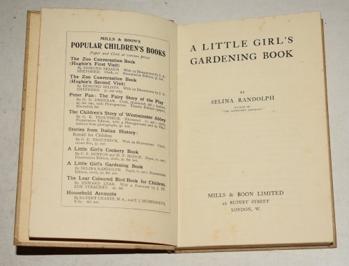 A Little Girl's Gardening Book.