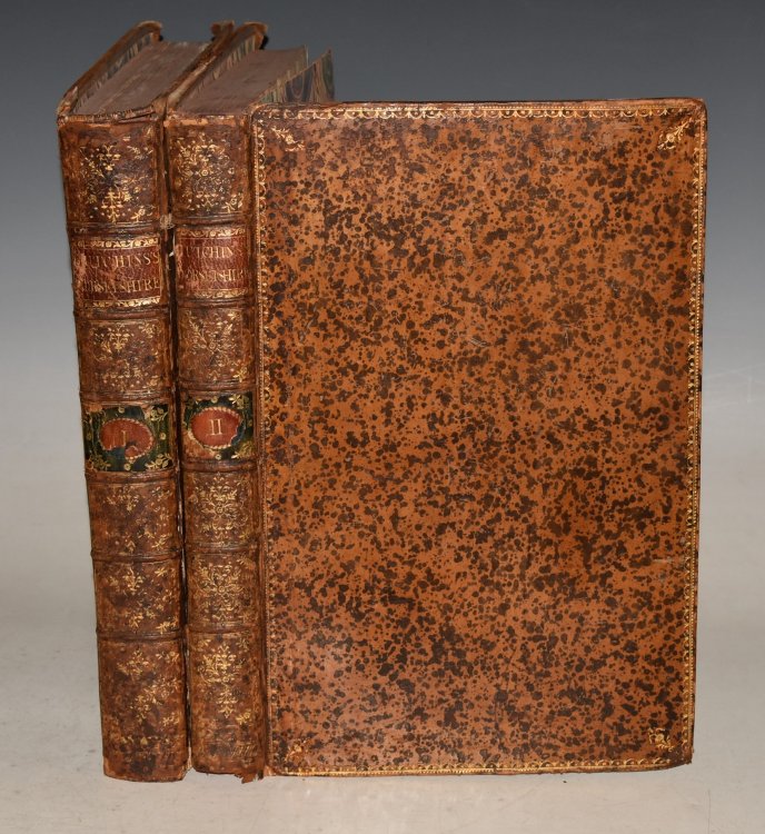 History and Antiquities of the County of Dorset. Compiled from the best and most ancient historians. With a copy of the Domesday Book and Inquisito Gheldi. Interspersed with some remarkable particulars of Natural History. And Adorned with a Correct Map of the County. IN TWO VOLUMES. FIRST EDITION.