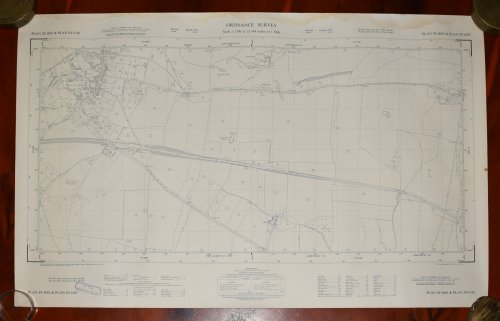 Ordnance Survey MAP Sheet SY 6085 & SY 6185 DORSET Scale 1:10560 inches to 1 mile. Shows areas of PORTESHAM.