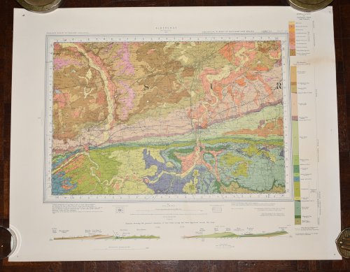 Ordnance Survey MAP Sheet 285 ALDERSHOT (WINDSOR) London Geological Survey of England & Wales Scale 1:63,360 1 inch to 1 mile.