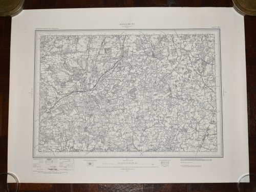 Ordnance Survey MAP Sheet 301 HASLEMERE. Survey of England & Wales Ordnance survey map showing areas HASLEMERE, HAMBLEDON, FERNHURST.
