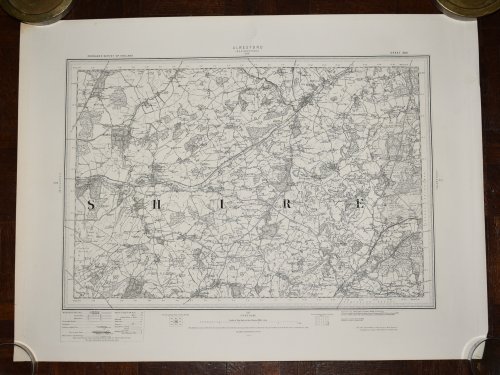 Ordnance Survey MAP Sheet 300 ALRESFORD. Survey of England & Wales Ordnance survey map showing areas ALRESFORD, HOLYBOURNE.