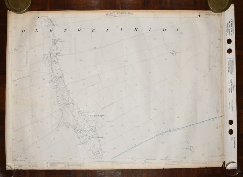 Ordnance Survey MAP DORSET. Shows areas of WHITE LACKINGTON. Sheet XXXI.12 Scale 1:2500 or 25 inches to 1 mile.