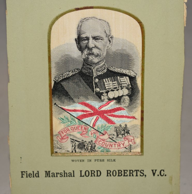 Field-Marshal Lord Roberts V.C. Empire Makers. “Soldiers Of The Queen.” Woven In Pure Silk.