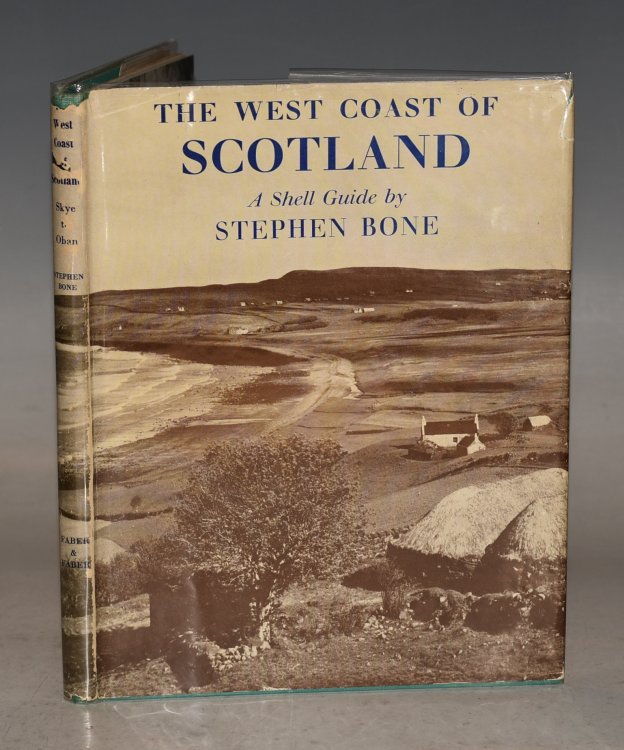 The West Coast of Scotland. Skye to Oban. A Shell Guide edited by John Betjman. 1st state Dustwrapper