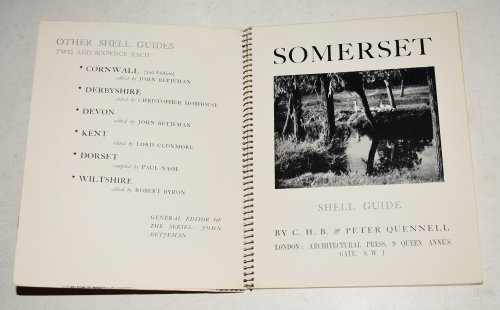 Somerset. (SHELL GUIDE) General Editor John Betjeman.