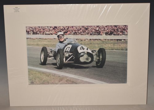 Large Original Photograph COOPER JAP 497cc P. Finucane GOODWOOD 2nd April 1956 Motorsport H-04 SIGNED by Martyn Wainwright