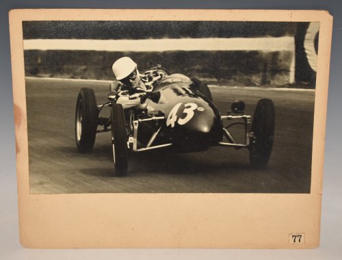 Large Original Photograph FORMULA THREE Motorsport SIGNED by Martyn Wainwright.