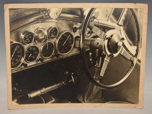 Large Original Photograph COCKPIT CLASS B Motorsport SIGNED by Martyn Wainwright.