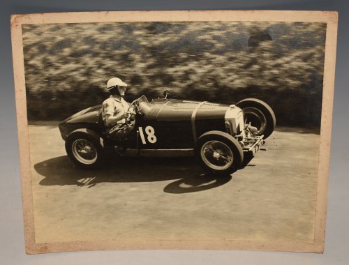 Large Original Photograph AMILCON SHELSLEY WALSH CLASS B Motorsport SIGNED by Martyn Wainwright.