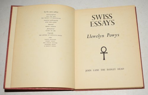 Swiss Essays.