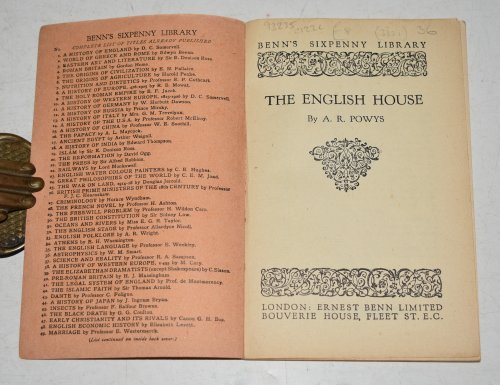 The English House Benn’s Sixpenny Library.
