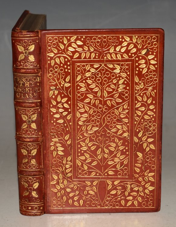 Through The Looking-Glass and What Alice Found There. With Fifty Illustrations by John Tenniel. “Miniature Edition.” ARTS & CRAFTS Binding.