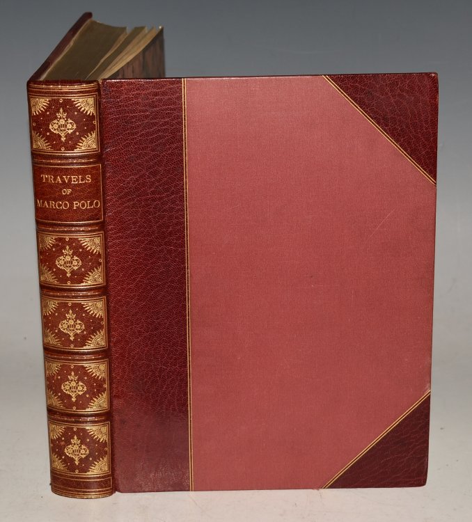 The Most Noble and Famous Travels of Marco Polo Together with the Travels of Nicolo De Conti. Edited from the Elizabethan Translation of John Frampton, With Introduction, notes and Appendices by N.M. Penzer. Limited Edition.
