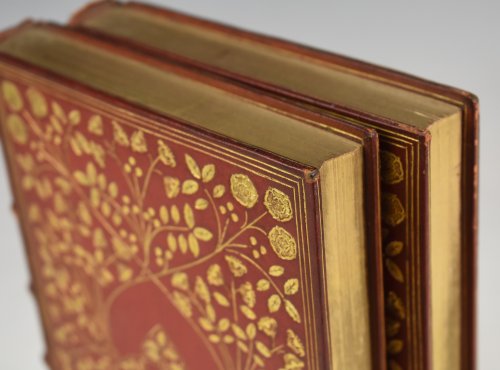 The Poetry of Robert Browning. Bound In Two Volumes, In Fine Leather Binding.