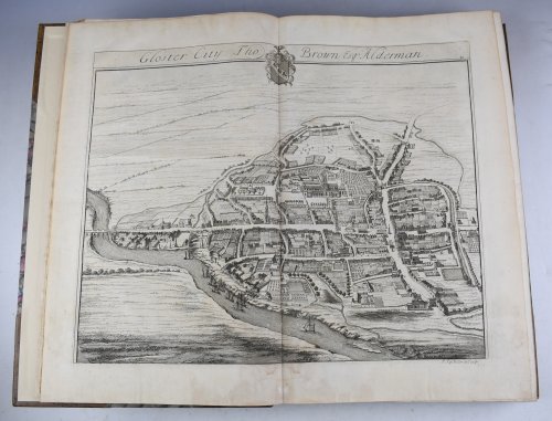 The Ancient and Present State of Glocestershire The Second Edition. Illustrated with Seventy-Three Copper Plate, Containing a Map of the County, a Plan and Prospect of the City, View of The Cathedral &c &c.