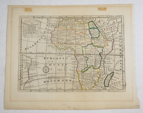 AN ORIGINAL ENGRAVED MAP OF Africa. An accurate map of Africa drawn from the best modern maps & charts and regulated by astronoml. observatns.
