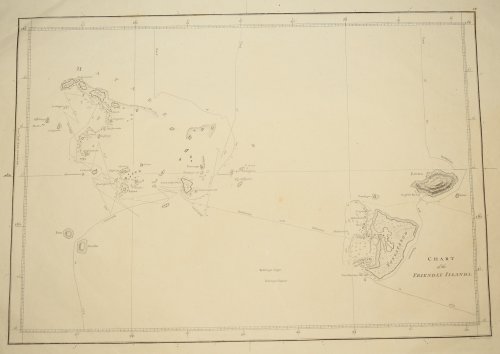 Antique Chart of the Friendly Islands