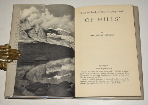 Of Hills. ‘Of Sea and Land, of Hills, of Loving Times.’