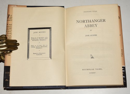 Northanger Abbey. “Goldfinch Titles”