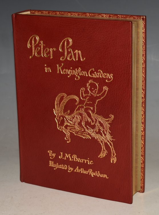 Peter Pan in Kensington Gardens. From The Little White Bird. With drawings by Arthur Rackham.