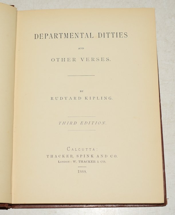 Departmental Ditties and other Verses.
