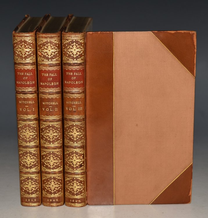The Fall of Napoleon. An Historical Memoir. Three volume set of the stated second edition