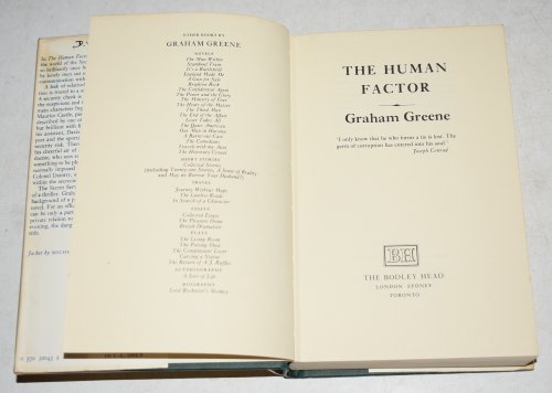 The Human Factor.