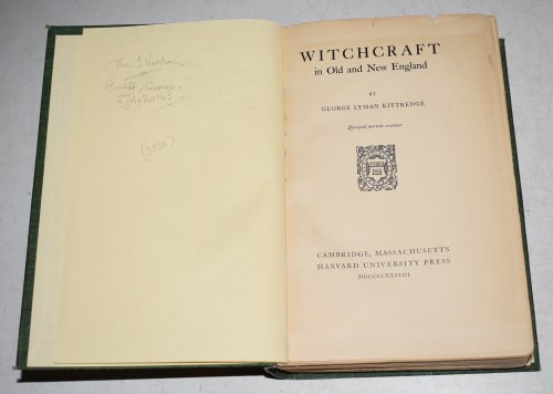 Witchcraft In Old and New England.