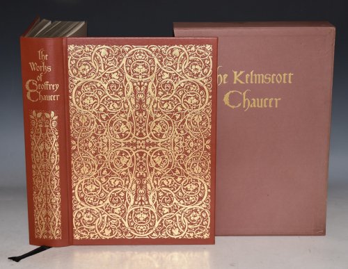 The Kelmscott Chaucer. The Works of Geoffrey Chaucer; The Kelmscott Press Edition. With Afterword by William S. Peterson.