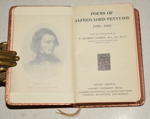 Poems of Alfred Lord Tennyson 1830-1865. With an Introduction by T. Herbert Warren.