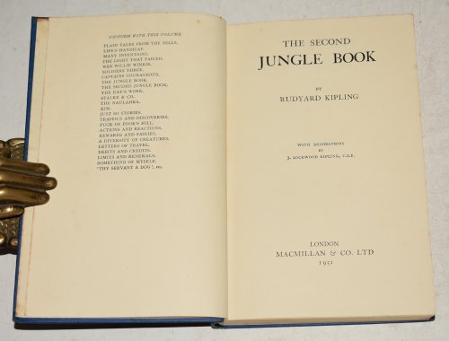 The Second Jungle Book. (Pocket edition).