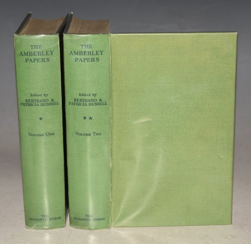 The Amberley Papers. The Letters and Diaries of Lord and Lady Amberley.