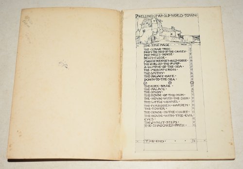Dwellings Of An Old World Town A Book of Drawings in Black and White by Jessie M. King.