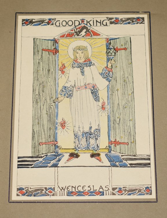 Good King Wenceslas, A Carol Illustrated by Jessie M. King.