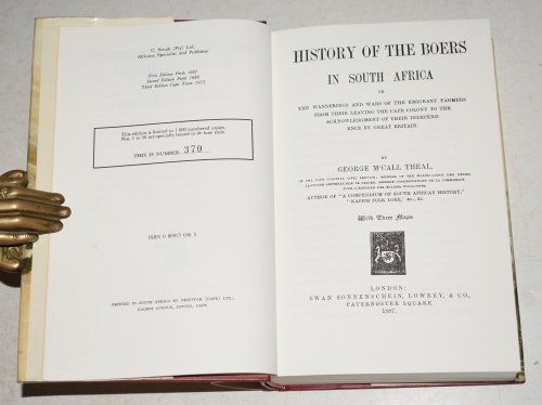 History of the Boers in South Africa