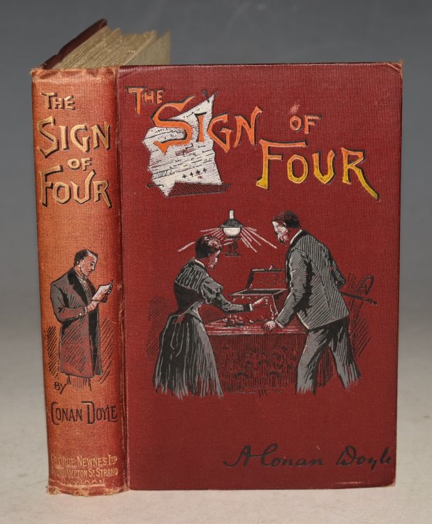 The Sign of Four. (Second edition). An early edition of Doyle's second stand-alone Sherlock Holmes title.