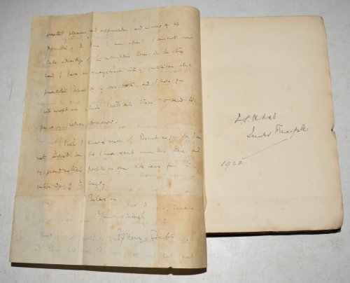 The Marches Of Wessex. A Chronicle of England. SIGNED - WITH LETTER. Presentation Copy