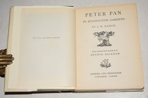 Peter Pan in Kensington Gardens. With 24 drawings by Arthur Rackham. (Colour plates.)