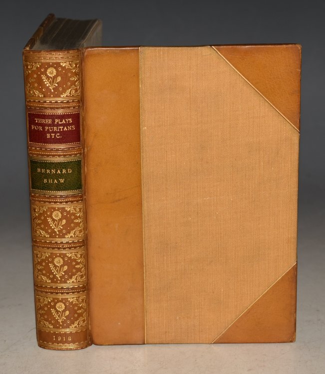Three Plays for Puritans: The Devil’s Disciple, Caesar and Cleopatra, and Captain Brassbound’s Conversion.