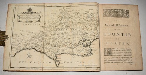 Survey of Dorsetshire. Containing the antiquities and natural history of that county. With a particular description of all the places of note, and antient seats. And a copious genealogical account of three hundred of the principal families. To which is prefix'd a map of the county. Publish'd from an
