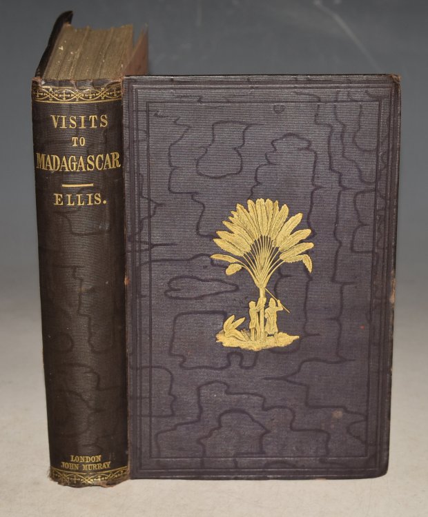 Three Visits to Madagascar During the Years 1853-1854-1856. Including A Journey to the Capital. With Notices of the Natural History of the Country and of the Present Civilisation of the People. Fourth Thousand. Illustrated by Woodcuts from Photographs etc.