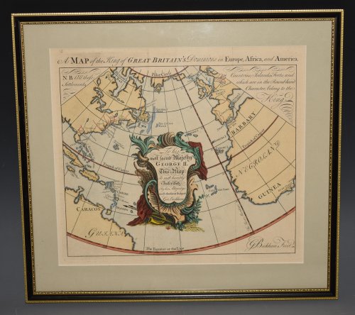 A Map of the King of Great Britain's Dominions in Europe, Africa, and America.