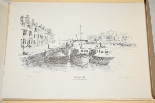 A set of six Limited Edition Prints after Clive Hannay, all of Dorset scenes -