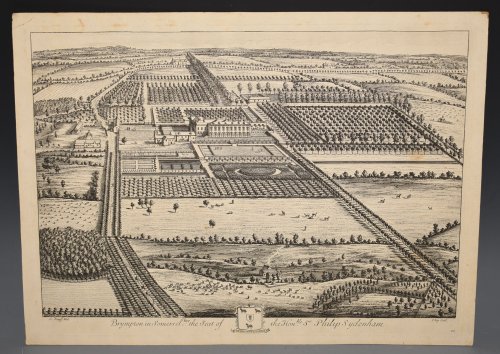 (Brympton d'Evercy House, Yeovil) Brympton in Somersetshire the Seat of Hon.ble Sr Philippe Sydenham