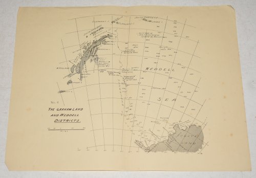 ORIGINAL MAP of The Graham Land & Weddell Districts. No 6