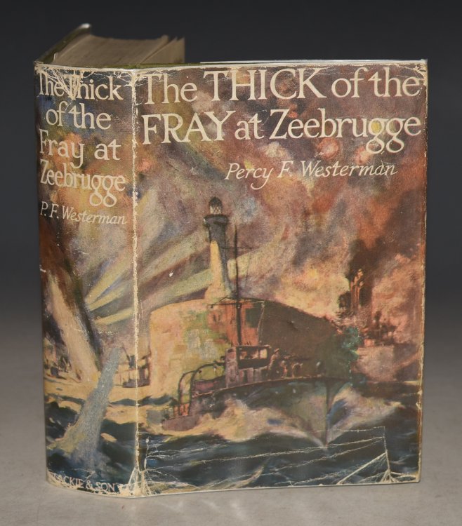 The Thick of the Fray at Zeebrugge. April 1918. Illustrated by W.Edward Wigfull.