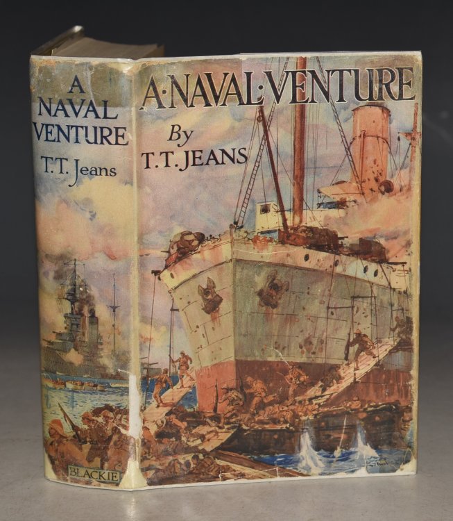 A NAVAL VENTURE. The War Story Of An Armoured Cruiser. Illustrated by Frank Gillett.